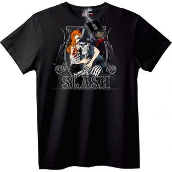 NOONEBRAND Тениска Skull & Руса slash - M, White