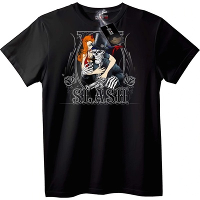 NOONEBRAND Тениска Skull & Руса slash - M, White