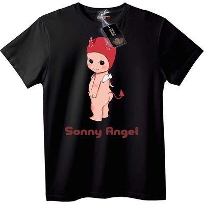 NOONEBRAND Тениска Sonny Angel Дявол Ангел - 2XL, Black