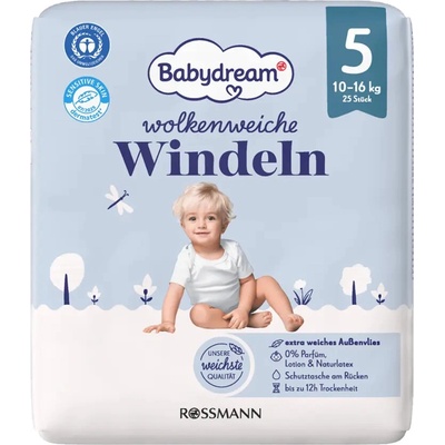 Babydream Premium Junior 10–16 kg 5 25 ks