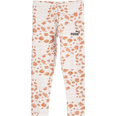 Puma Essentials Leggings béžová oranžová čierna