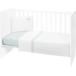KikkaBoo Бебешки спален комплект 3 части EU Style 70/140 Stripy Friends (41101030181) - salemax