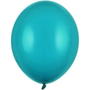 Party Deco Пастелен латексов балон - лагунено синьо - 30 см (sb14p-083l)