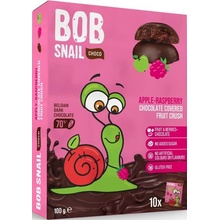 Bob Snail Šnek Bob ovocná pochoutka v čokoládě jablko malina 100 g