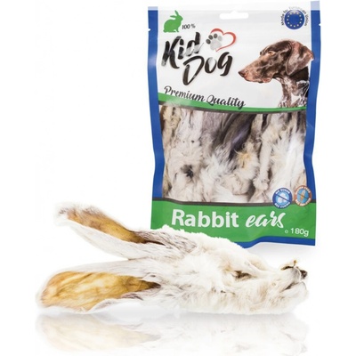 KidDog králičí uši se srstí 180 g
