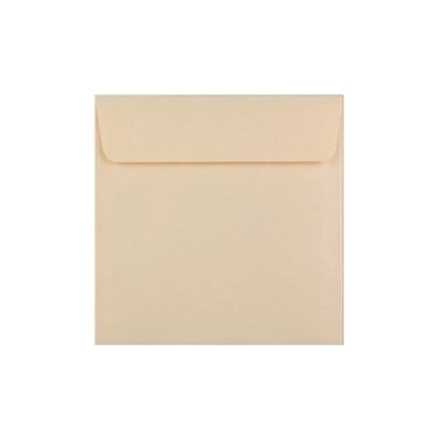 Obálka farebná štvorc. 120g,155x155mm s pásikom,krémová (bal=5ks)