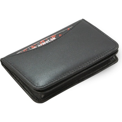 Arwel Černý kožený vizitkář se zásobníkem 514-0004-60 – Zboží Mobilmania