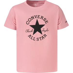 Converse Тениска с къс ръкав за момичета converse, Размер 8a, Цвят Роза (4ch526_rsai4)
