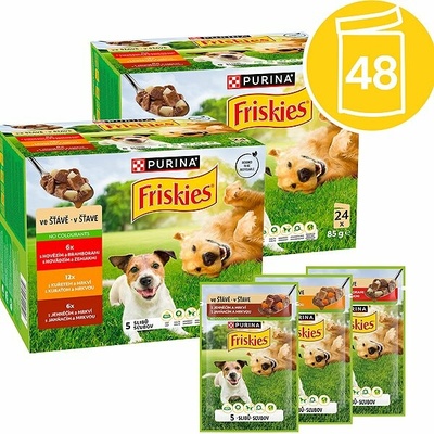Friskies Adult multipack lahodný výber v šťave 48 x 85 g