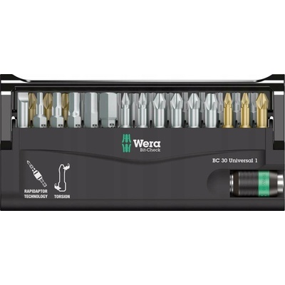 Wera 056440 BC Universal / 30 Bit-Check - 30 ks