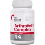 VetExpert ArthroVet Complex Small Breed & cats - хранителна добавка за кучета мини породи и котки, при дисфункция на ставните хрущяли и ставите, 60 капсули, Vet Expert - Полша