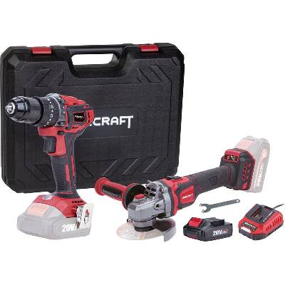 WORCRAFT COMB001 CHD-S20LiBA + CAG-S20LiBE-125