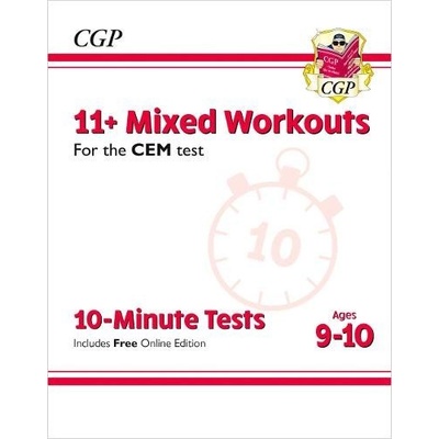 New 11+ CEM 10-Minute Tests: Mixed Workouts - Ages 9-10 (with Online Edition) (CGP Books)(Paperback / softback)