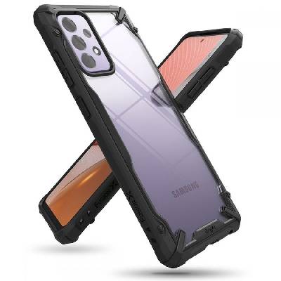 Удароустойчив твърд кейс за Samsung Galaxy A72 от Ringke Fusion X - с черна рамка (FUSG0070) - 10015