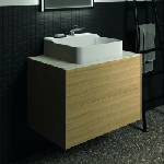 Ideal Standard Долен шкаф Ideal Standard Atelier Conca, светло дъбово покритие, 2 чекмеджета, 80 см (T4356Y6)