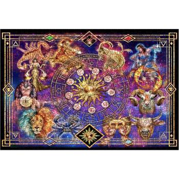 Дървен пъзел Wooden City, 505 части - Зодиак (NB 505-0134-L)