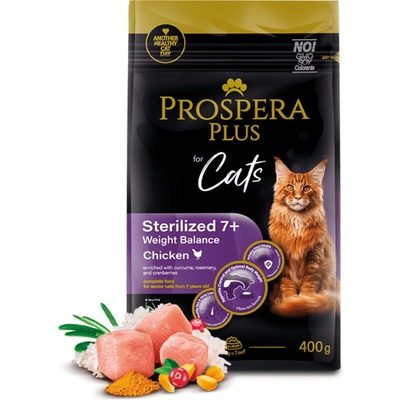 Prospera Plus Sterilized 7+ Chicken Weight Balance 0,4 kg