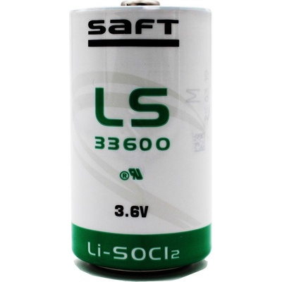 Литиево тионил хлоридна батерия SAFT LSH20, LS33600 3, 6V R20 17Ah STD /с пъпка/ (SAFT-BL-LS33600)