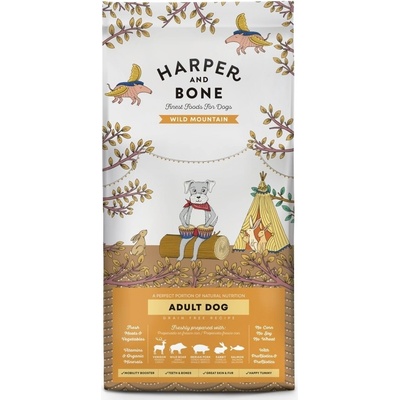 Harper and Bone Dog Adult Large & Medium divoké hory 2 kg
