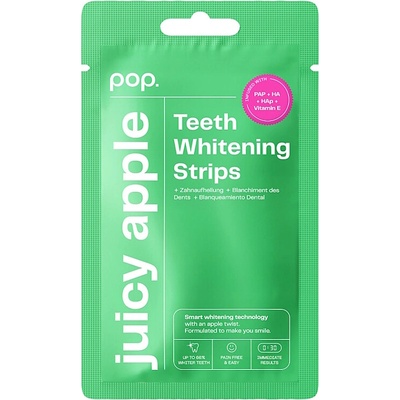 Smilepen Pop Juicy Apple Whitening Strips sada bieliacich pásikov na zuby 7 x 2 ks