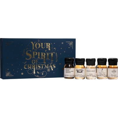 Drinks by the Dram Blue Christmas Whisky Tasting Set 44% 0,15 l (karton)
