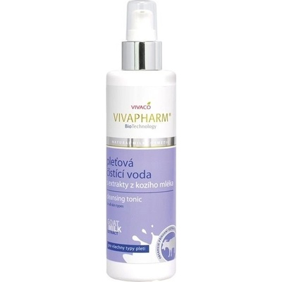Vivaco Vivapharm Pleťová čistiaca voda s kozím mliekom 200 ml