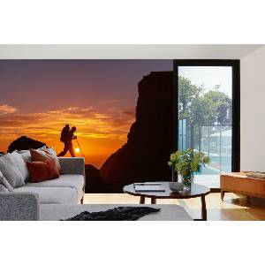 DIMEX ART Самозалепваща се флизелинова фототапета туристически преходи 375 x 250 см