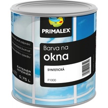 Primalex farba na okná 1000 biela 0,75L