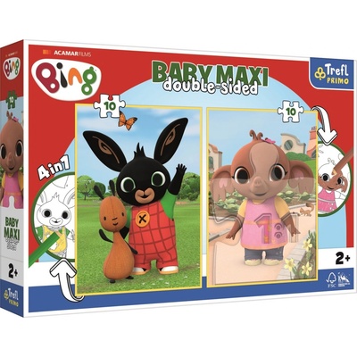 Trefl Oboustranné Králíček Bing BABY MAXI 2x10 dielov
