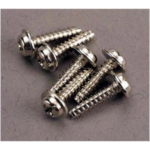 Traxxas кръстата винт 3x12mm глава с яка цинк. (6)