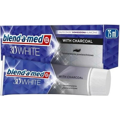 Blend-a-med 3D White With charcoal 75 ml