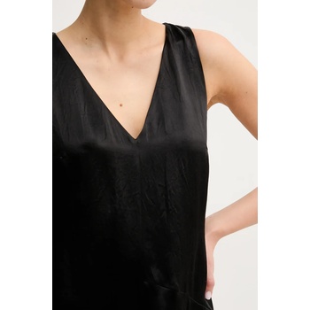 Max Mara Рокля Weekend Max Mara в черно среднодълга разкроена 2515221081600 (2515221081600)