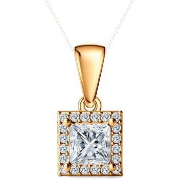 SAVICKI Висулка This is Love: злато, диаманти с шлифовка " принцеса