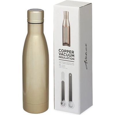 Vasa Měděná láhev s vakuovou izolací Zlatá 500 ml