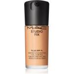 MAC Cosmetics Studio Fix Fluid SPF 15 24HR Matte Foundation + Oil Control матиращ фон дьо тен SPF 15 цвят NC35 30ml