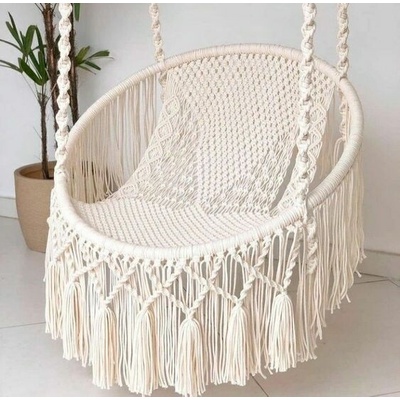 MMboutique Kruh-obruč 80 cm pro závěsné macramé křeslo