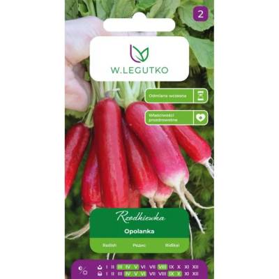 W. Legutko Репичка Ополанка - средна дължина, червена с бял връх