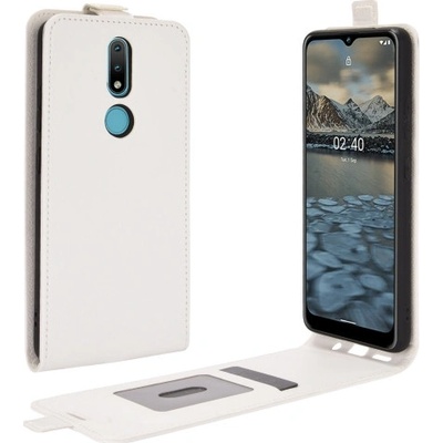VSECHNONAMOBIL Vyklápěcí pouzdro Nokia 2.4 bílé 26449
