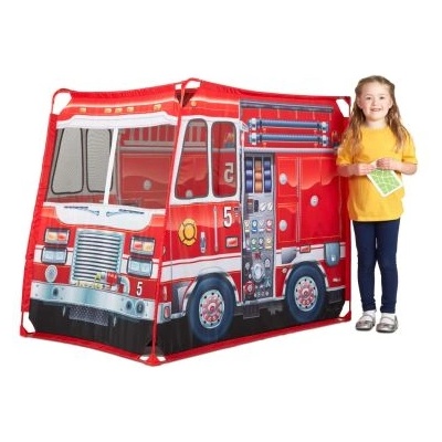 Melissa & Doug Палатка за игра - Пожарна кола (32102)