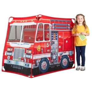 Melissa & Doug Палатка за игра - Пожарна кола (32102)
