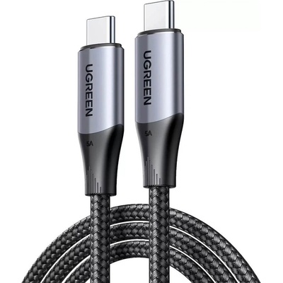 UGREEN USB-C to USB-C Cable 240W - кабел за бързо зареждане за устройства с USB-C порт (100 см) (черен)