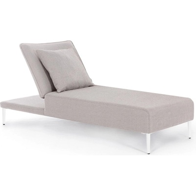 Bizzotto Viper ЕДИНИЧЕН ШЕЗЛОНГ С ВЪЗГЛ. БЯЛ qs20/ПЯСЪК (0663620)