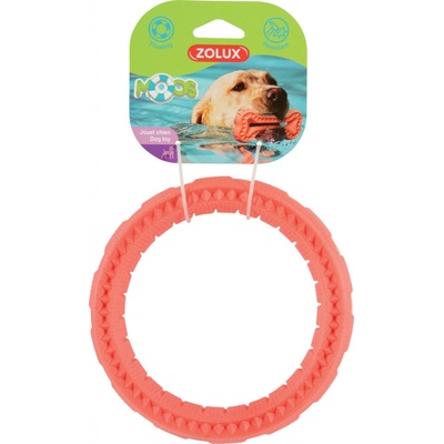 Zolux Hračka pes Ring Moos TPR 17 cm lososová