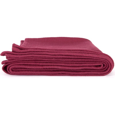 Bodhi SHAVASANA bavlnená joga červená deka 200x150