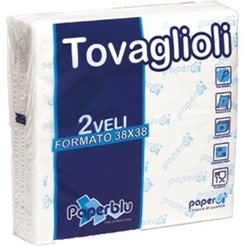 TOVAGLIOLI servítky 2V biele 50ks 38x38cm