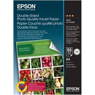 Epson Double-Sided Photo Quality Inkjet Paper - A4 - 50 Sheets (C13S400059)