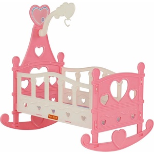 Polesie Toys Легло за кукла Polesie Toys - Heart, Розова (107124)