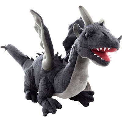 Drak čierny UNI TOYS 28 cm