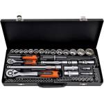 PREMIUM Комплект Гедоре 1/2"-1/4" Premium, 65 части (41451)