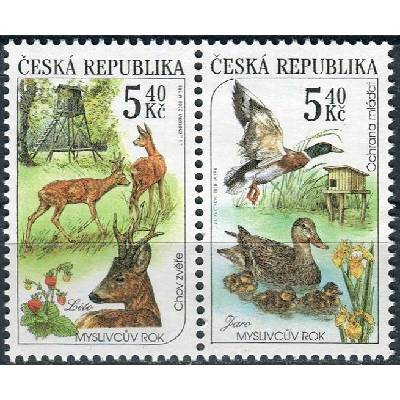 Česká pošta (2000) č. 271 - 272 ** - 2-bl - Česká republika - Myslivost v ročních obdobích